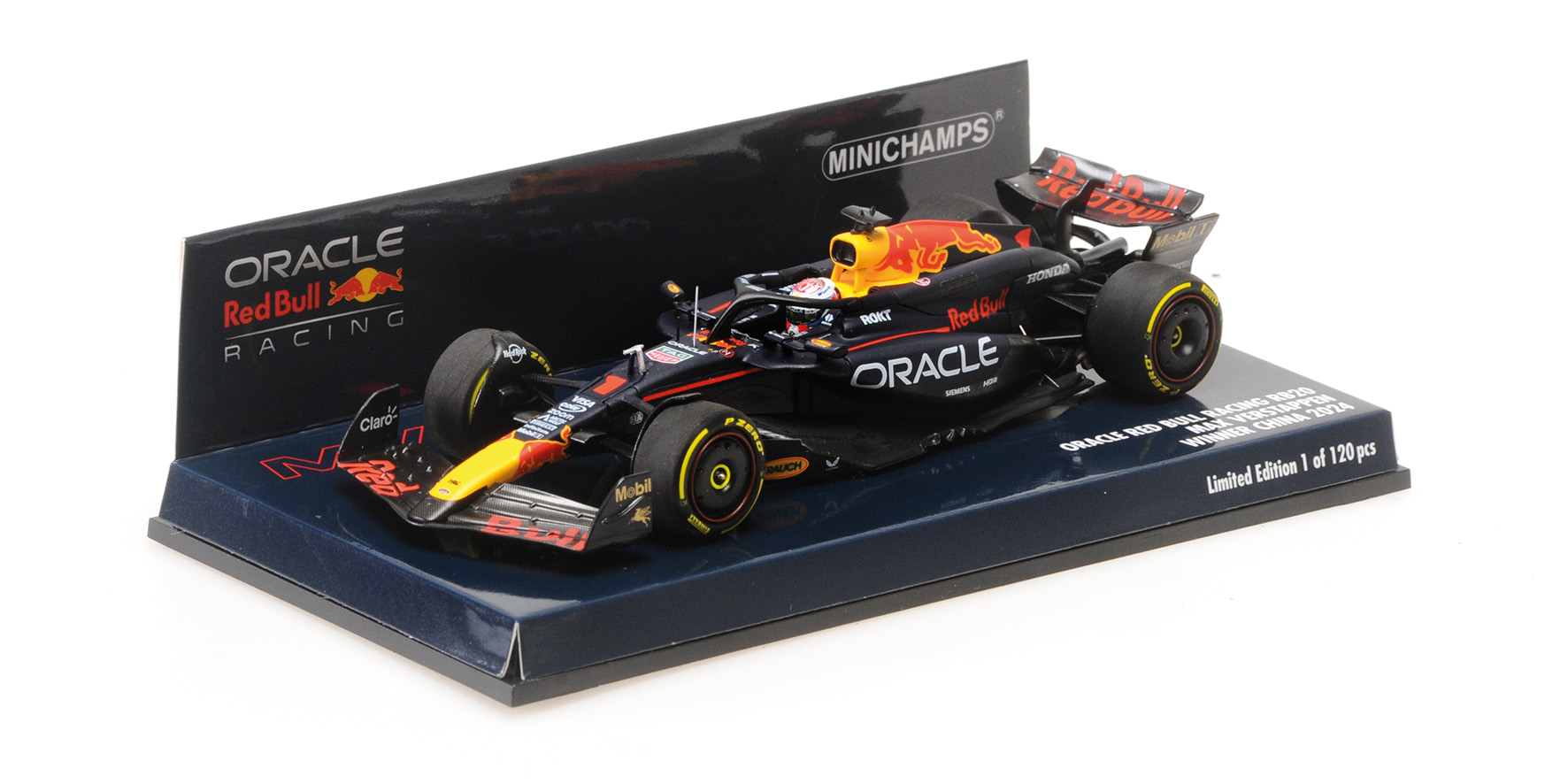 ORACLE RED BULL RACING RB20 - MAX VERSTAPPEN - WINNER CHINA 2024