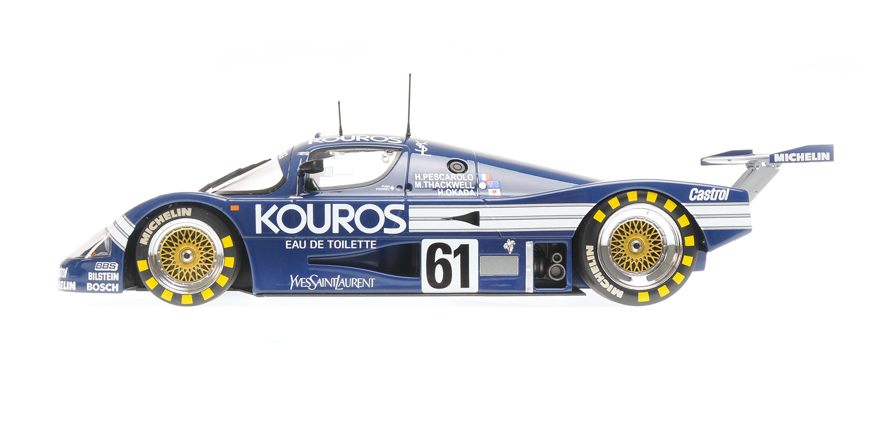 SAUBER MERCEDES C9 - KOUROS RACING - THACKWELL/PESCAROLO/OKADA - 24H LE MANS 1987