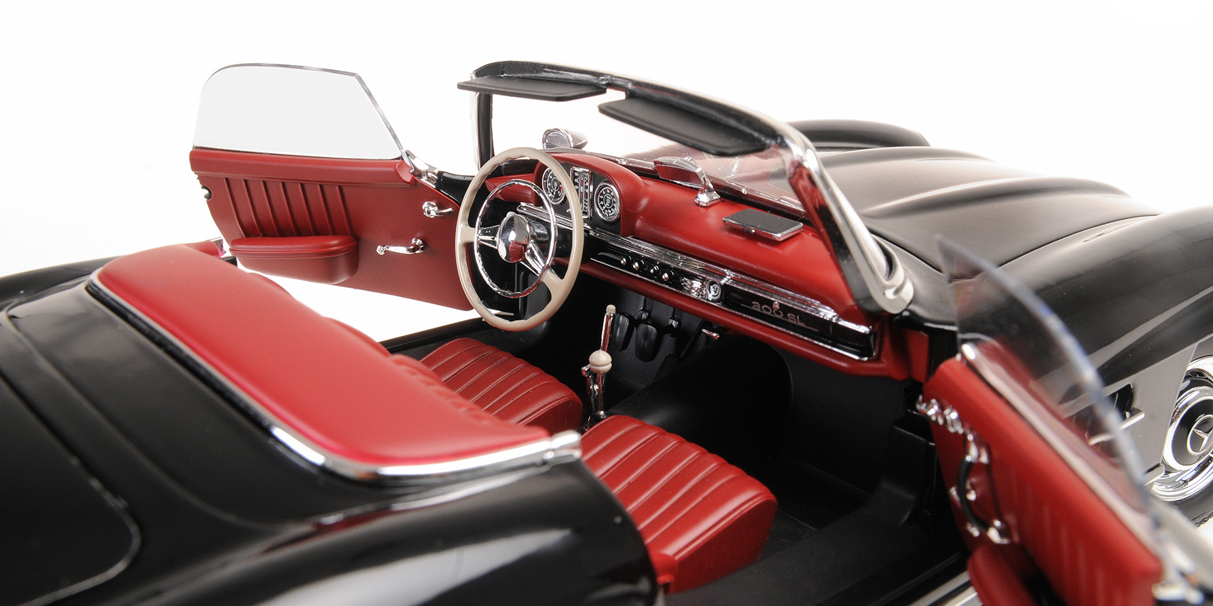 MERCEDES-BENZ 300 SL ROADSTER (W198) - 1957 - BLACK