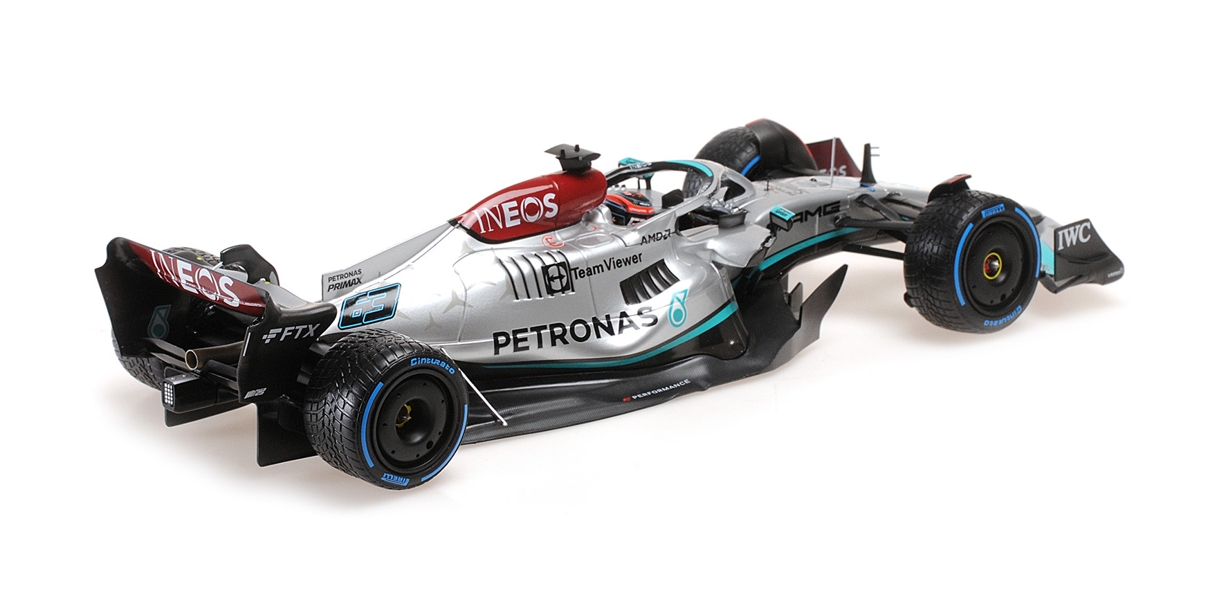 MERCEDES-AMG PETRONAS FORMULA ONE TEAM F1 W13 E PERFORMANCE - GEORGE RUSSELL - MONACO GP 2022