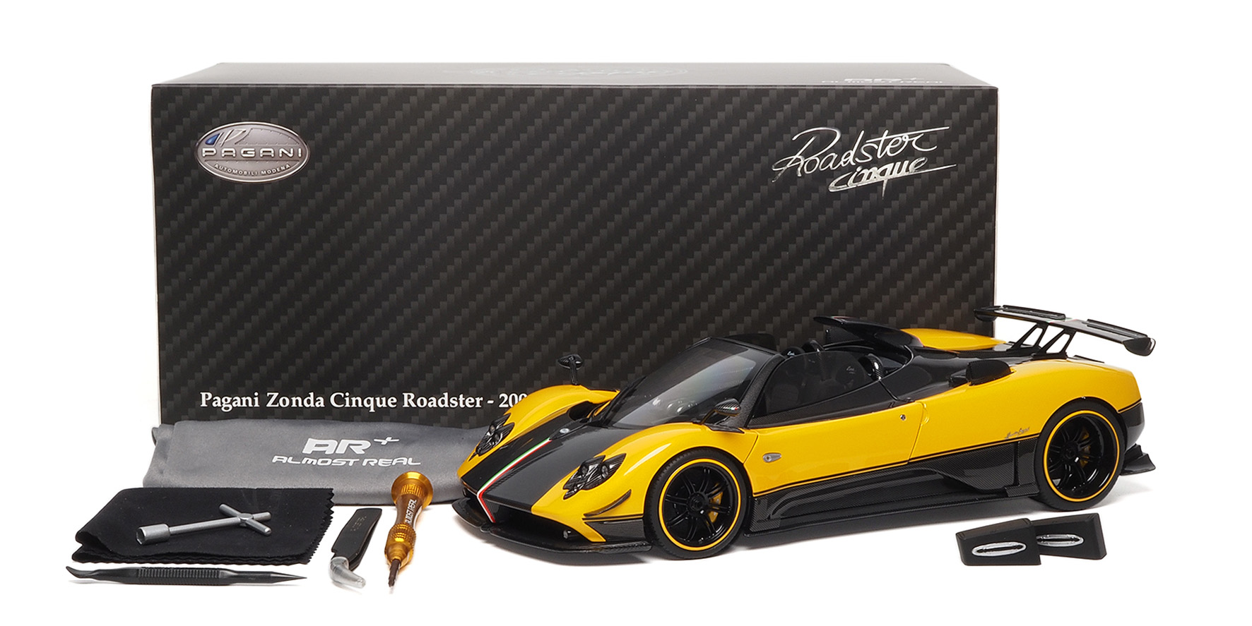 PAGANI ZONDA CINQUE ROADSTER - 2009 - GIALLO GINEVRA (850613001)