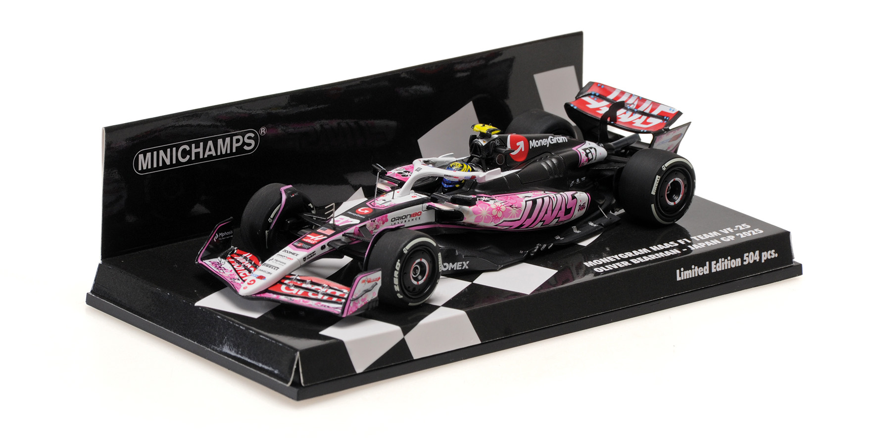 MONEYGRAM HAAS F1 TEAM VF-25 - OLIVER BEARMAN - JAPAN GP 2025