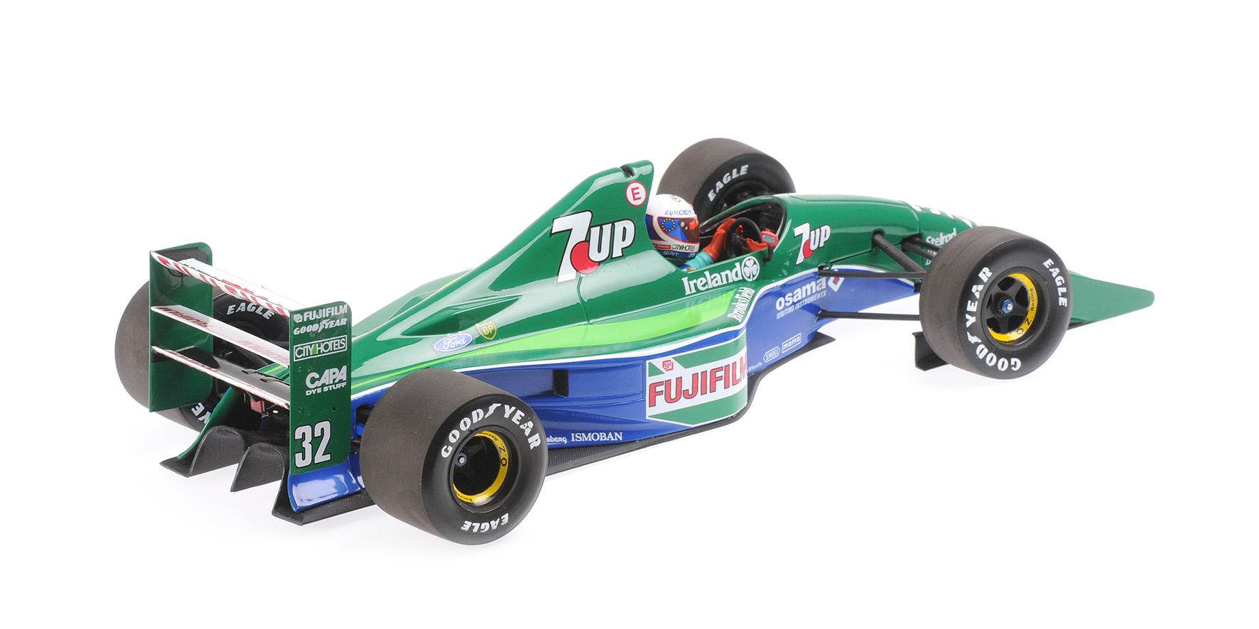 JORDAN FORD 191 - BERTRAND GACHOT - 6TH PLACE BRITISH GP 1991
