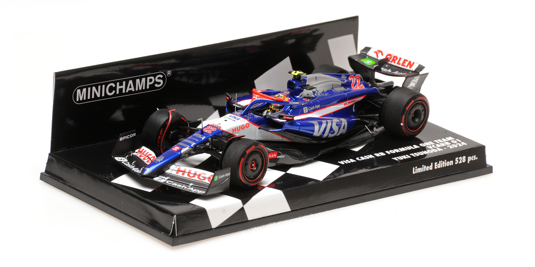 VISA CASH RB FORMULA ONE TEAM VCARB 01 - YUKI TSUNODA - 2024