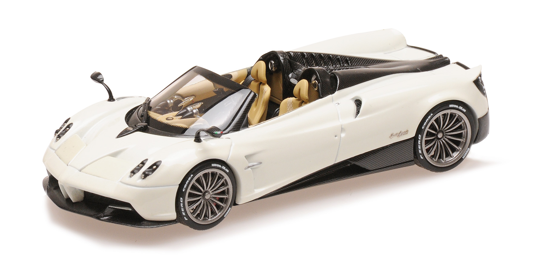 PAGANI HUAYRA ROADSTER - PEARL WHITE