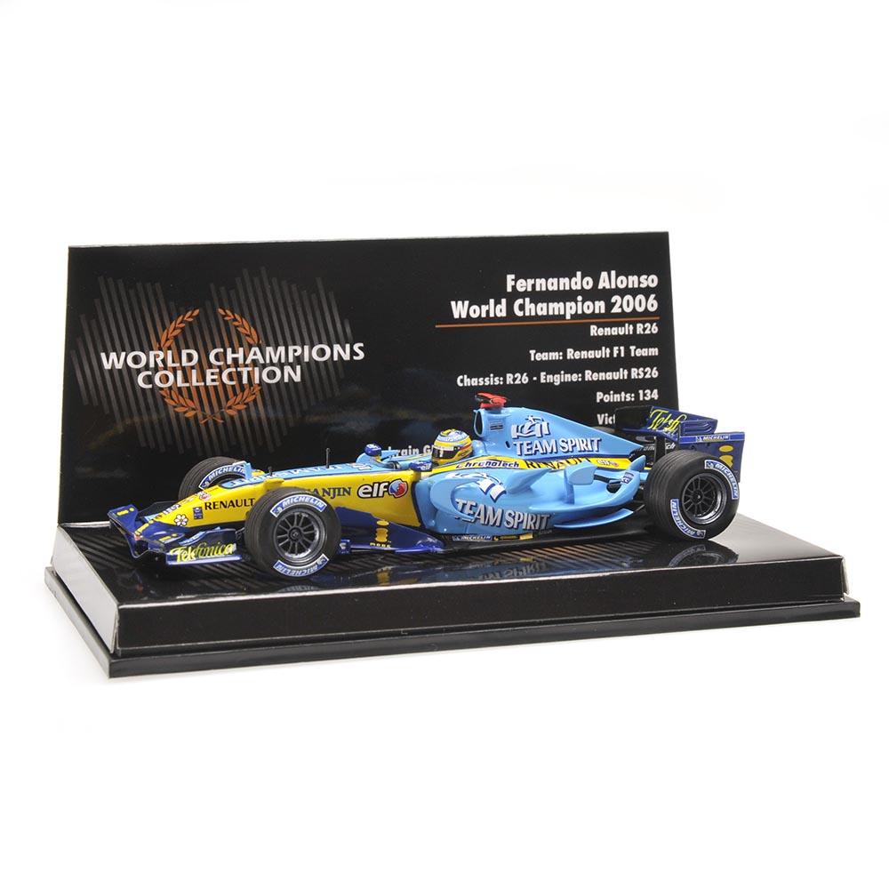 RENAULT F1 R26 - FERNANDO ALONSO - WORLD CHAMPION - 2006