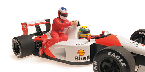 MCLAREN HONDA MP4/6 - AYRTON SENNA - W/JEAN ALESI RIDING - MEXICO GP 1991