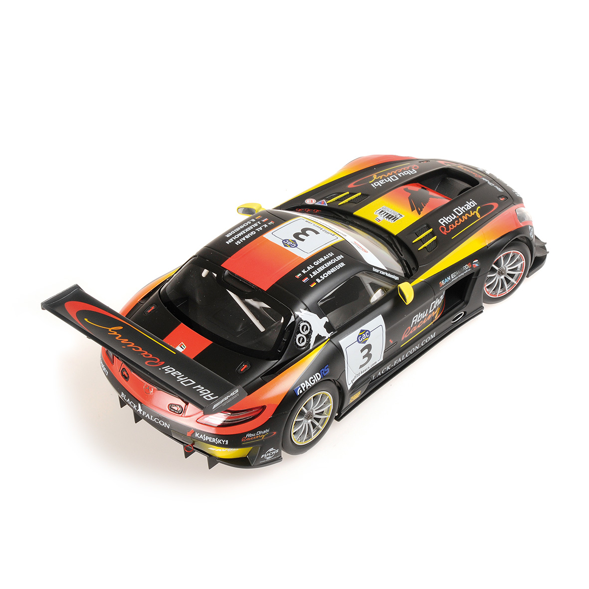 MERCEDES-BENZ SLS AMG GT3 - AL QUBAISI/BLEEKEMOELEN/SCHNEIDER - WINNERS 12H ABU DHABI
