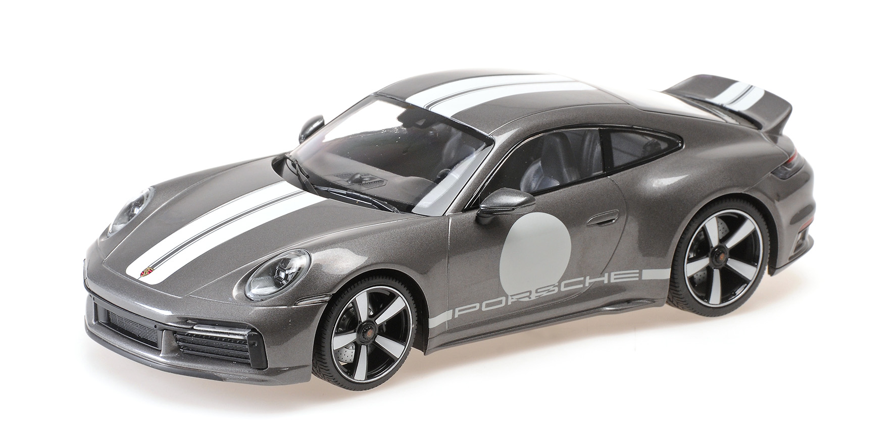 PORSCHE 911 (992) SPORT CLASSIC - 2022 - GREY METALLIC W/STRIPE
