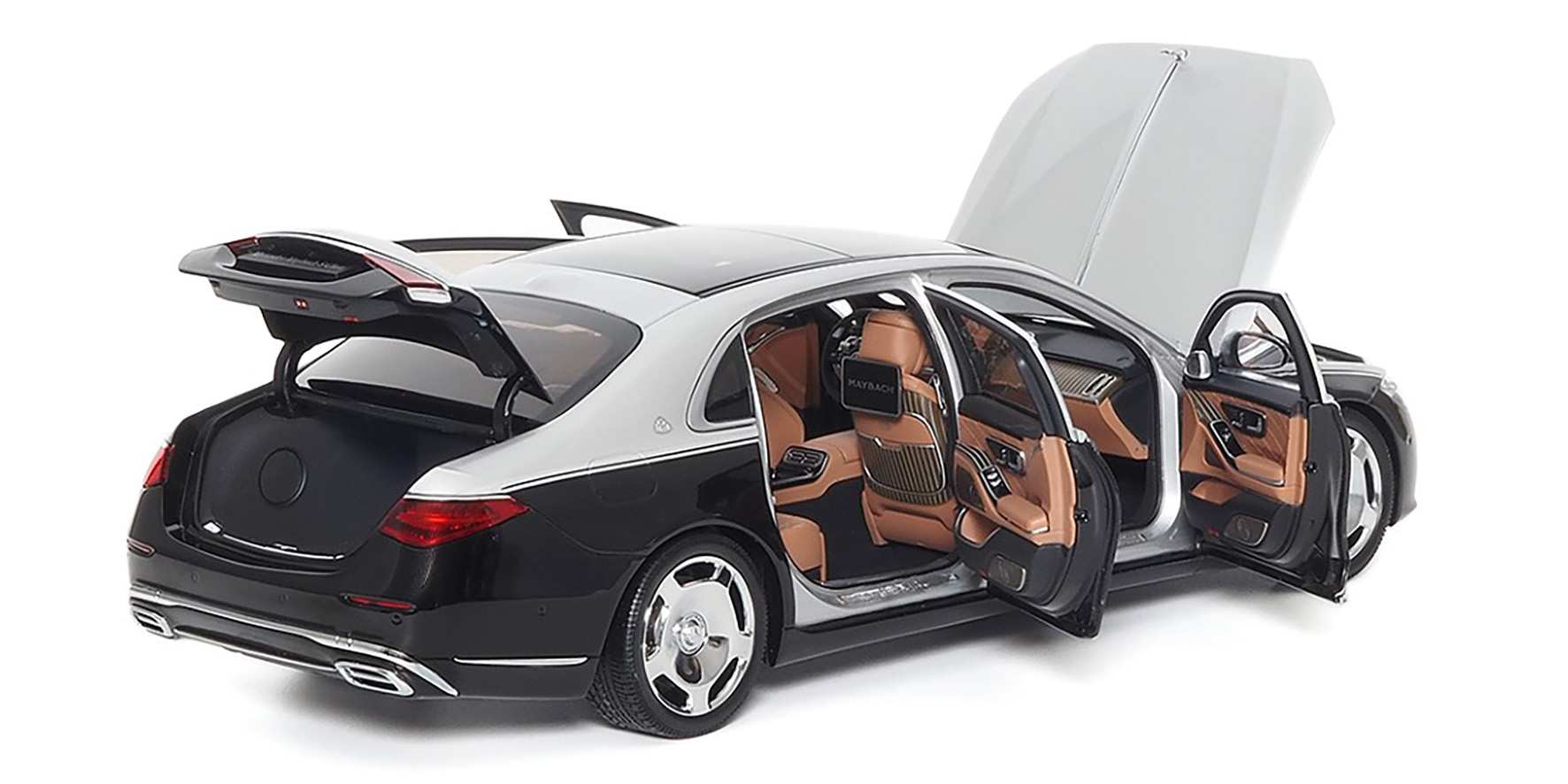 MERCEDES-MAYBACH-S-CLASS 2021 - HIGHTECH SILVER/OBSIDIAN BLACK