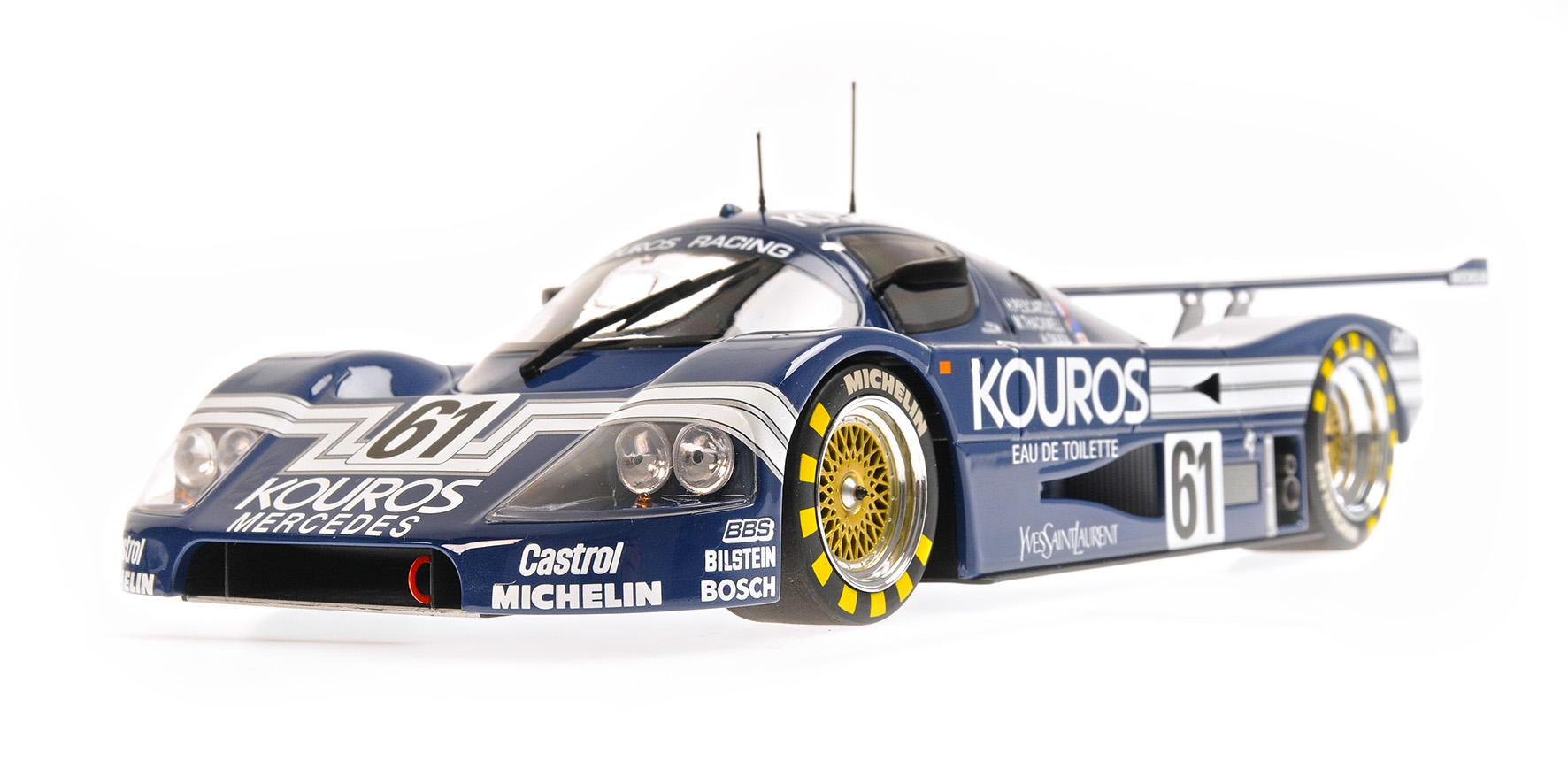 SAUBER MERCEDES C9 - KOUROS RACING - THACKWELL/PESCAROLO/OKADA - 24H LE MANS 1987