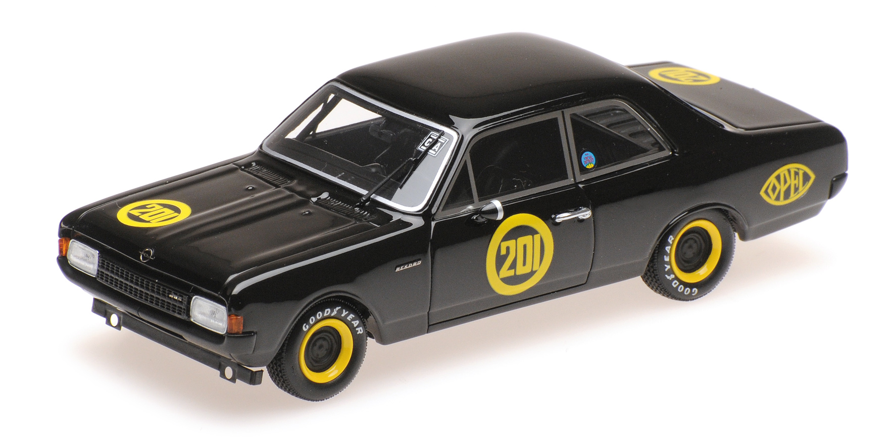 OPEL REKORD 1900 'SCHWARZE WITWE' - BITTER - 2. AVD-RUNDSTRECKENRENNEN 'CAROLUS MAGNUS' ZOLDER 1968