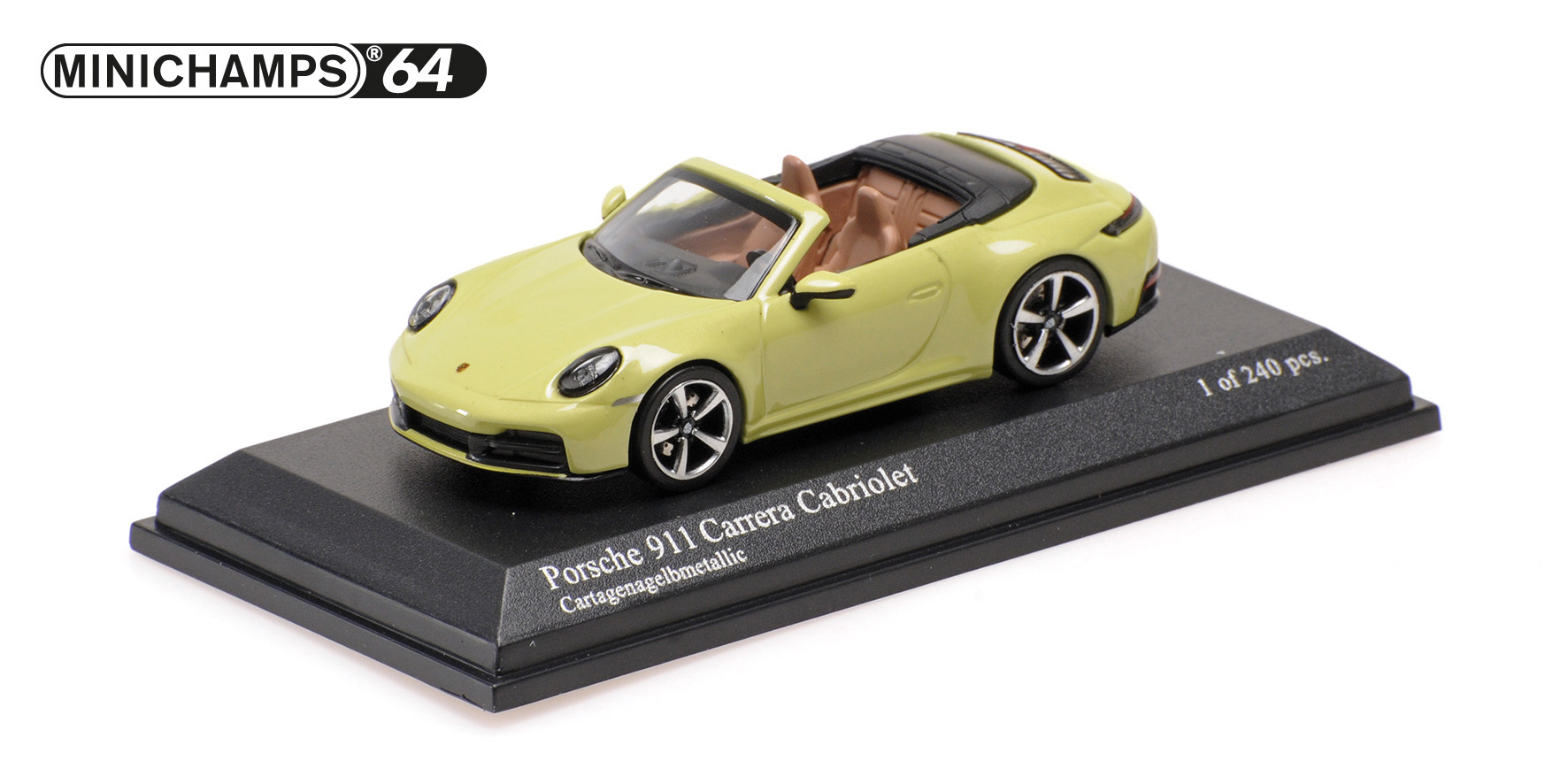 PORSCHE 911 (992.2) CARRERA CABRIOLET - 2025 - YELLOW METALLIC
