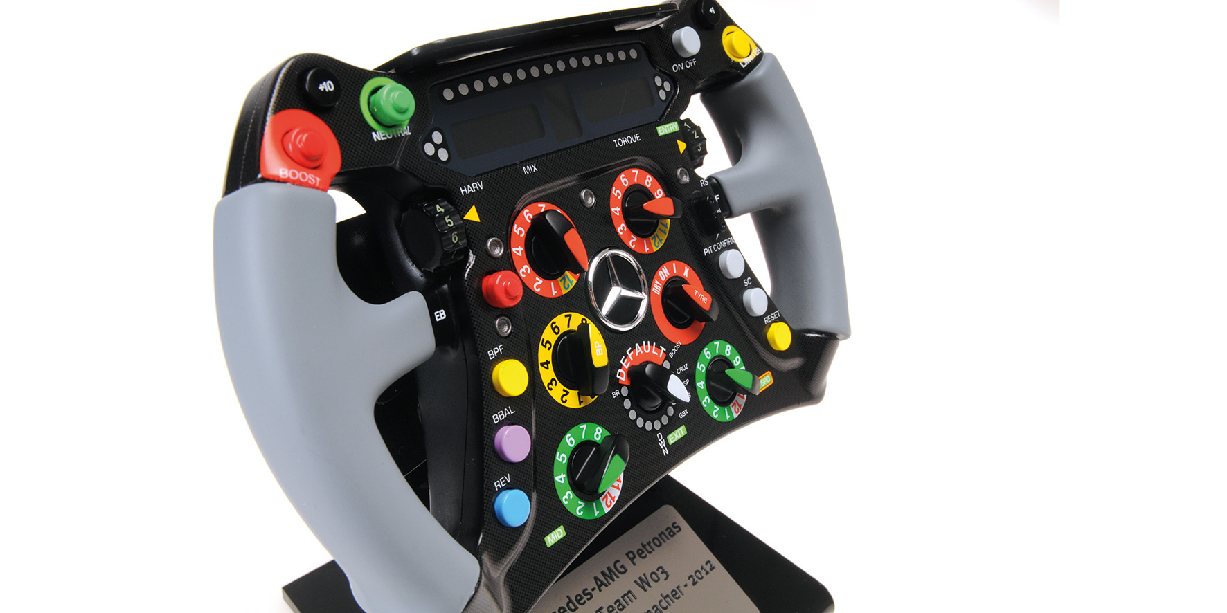 STEERING WHEEL MERCEDES AMG PETRONAS F1 TEAM W03 - MICHAEL SCHUMACHER 2012