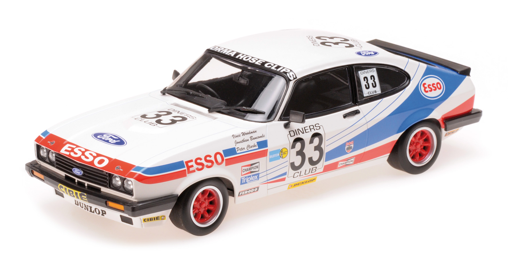 FORD CAPRI 3,0 - V.M. WOODMAN - WOODMAN/BUNCOMBE/CLARK - 3RD PLACE SPA 24H 1981