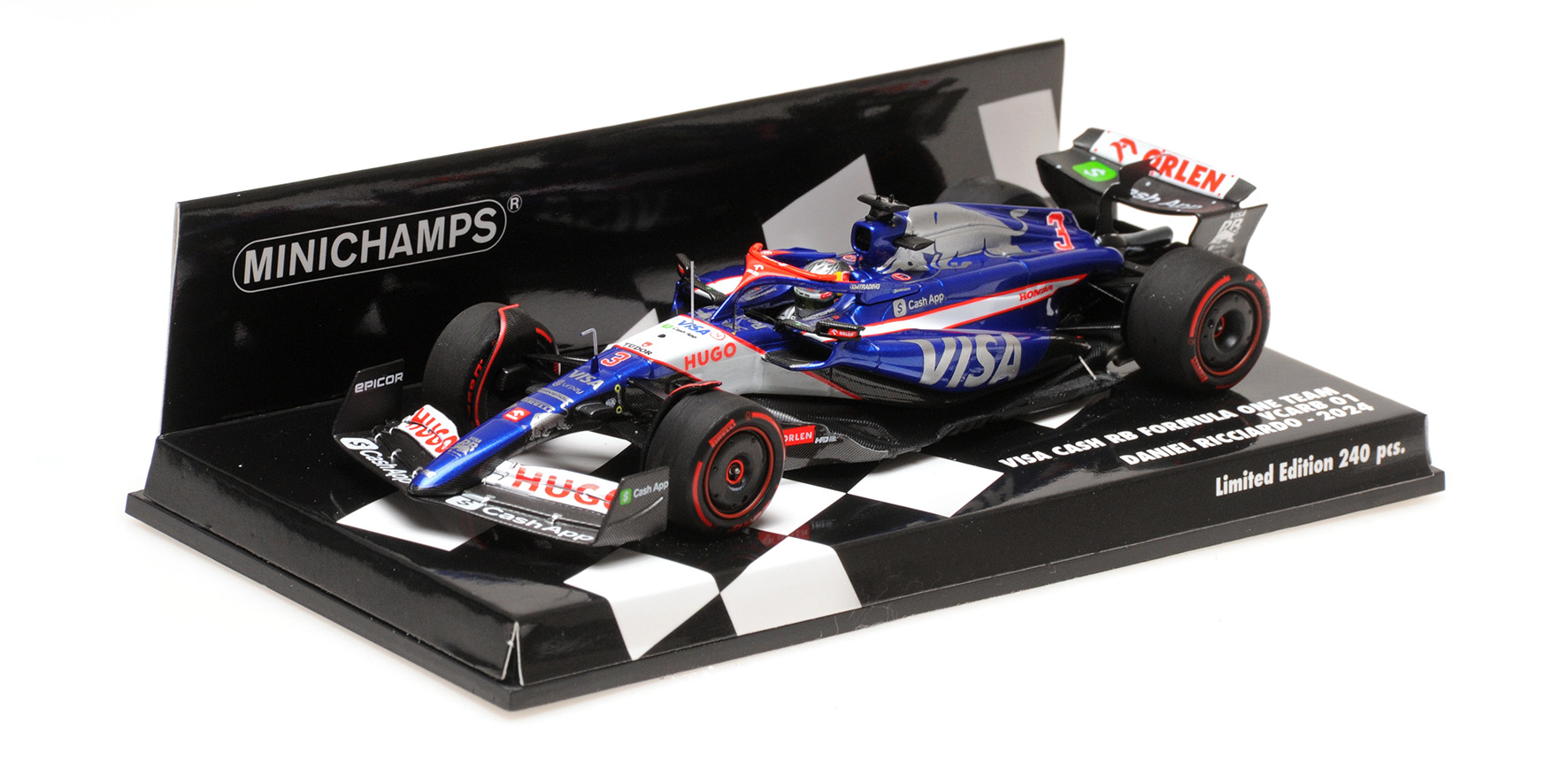 VISA CASH RB FORMULA ONE TEAM VCARB 01 - DANIEL RICCIARDO - 2024