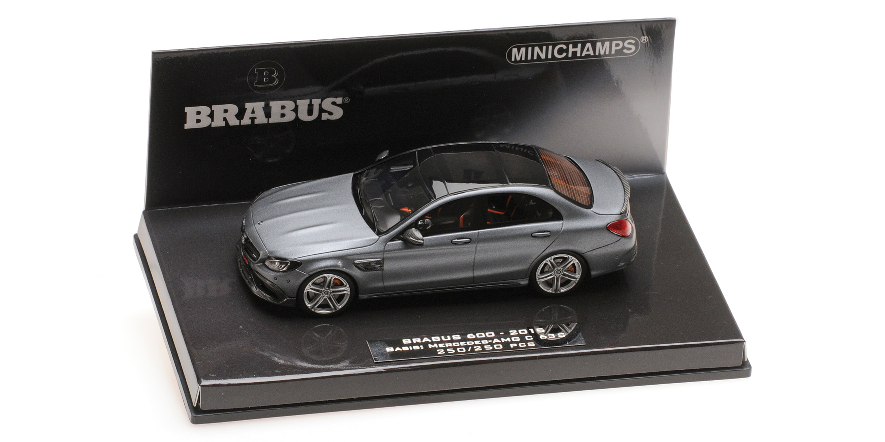 BRABUS 600 AUF BASIS MERCEDES AMG C 63 S - 2015 - GREY METALLIC MATT