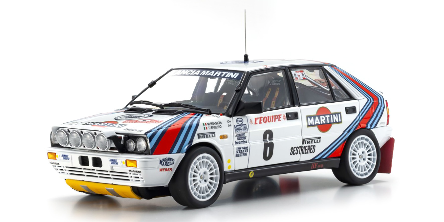 LANCIA DELTA HF 4WD - LANCIA MARTINI #6 - MONTE CARLO 1987 (08960A)