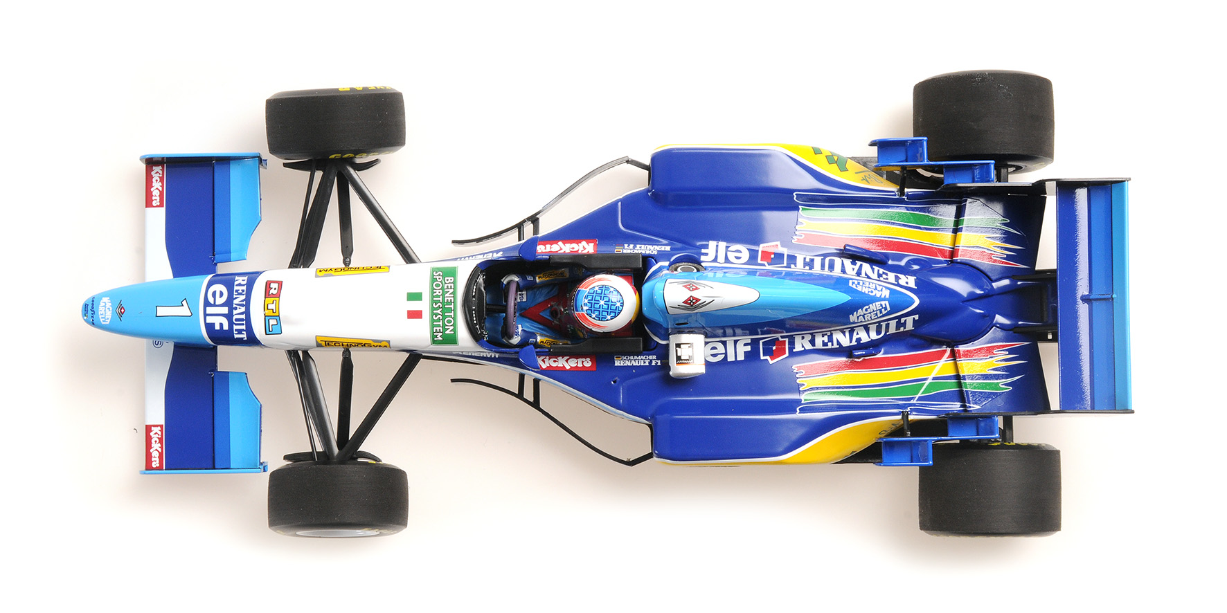 BENETTON RENAULT B195 - MICHAEL SCHUMACHER - WINNER PACIFIC GP WORLD CHAMPION 1995