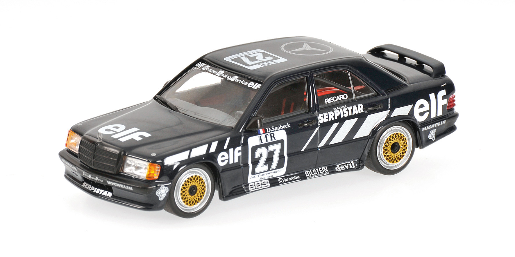 MERCEDES-BENZ 190E 2.3-16 - 'SERPISTAR' - DANY SNOBECK - DTM 1988
