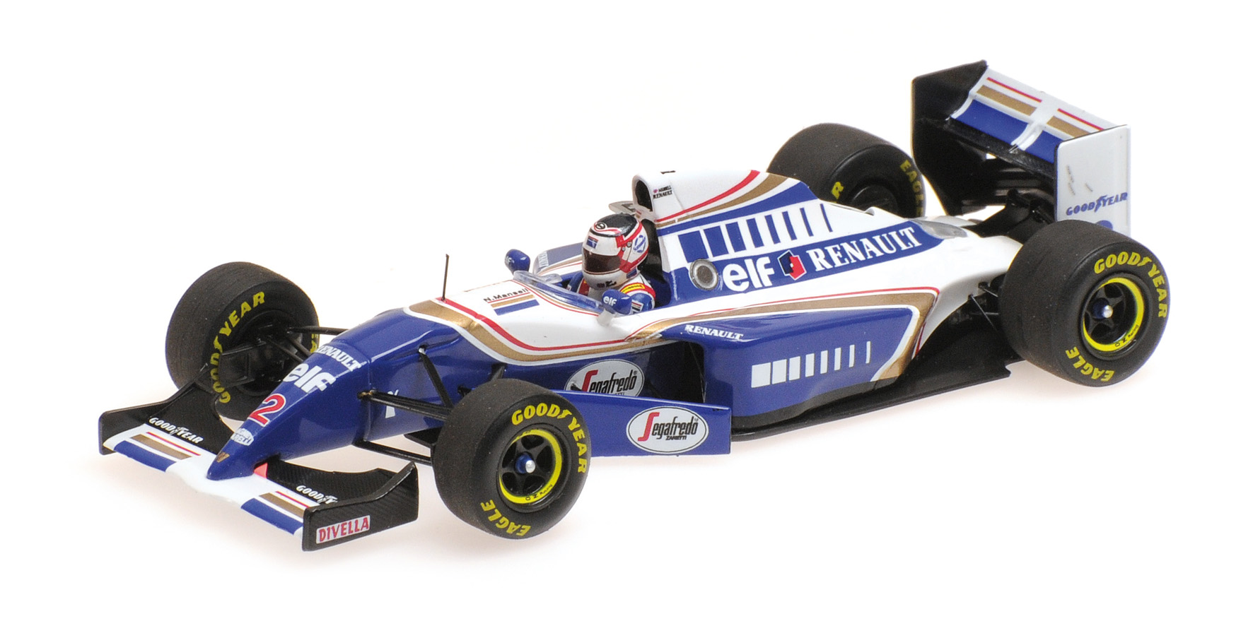 WILLIAMS RENAULT FW16 - NIGEL MANSELL - F1 COMEBACK - FRENCH GP 1994