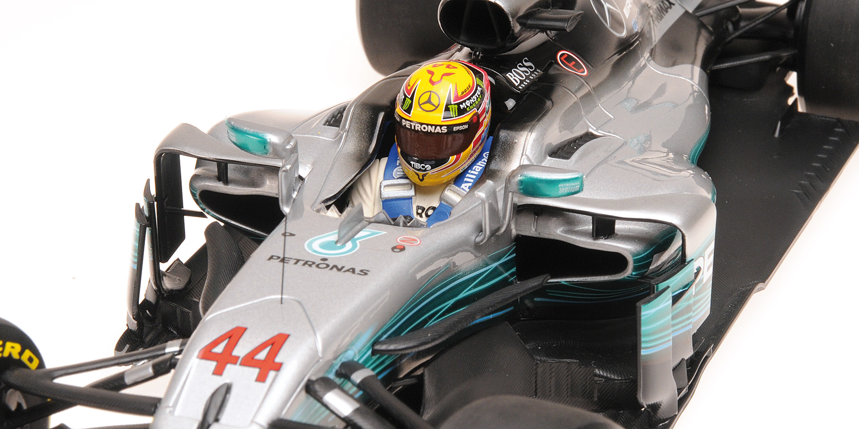MERCEDES AMG PETRONAS FORMULA ONE TEAM F1 W08 EQ POWER+ - LEWIS HAMILTON - WINNER SPANISH GP 2017