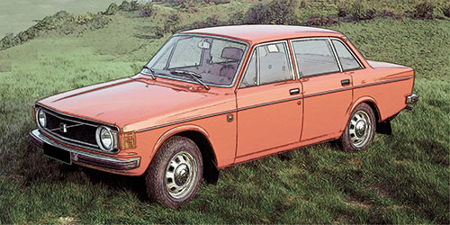 VOLVO 144 - 1973 - ORANGE