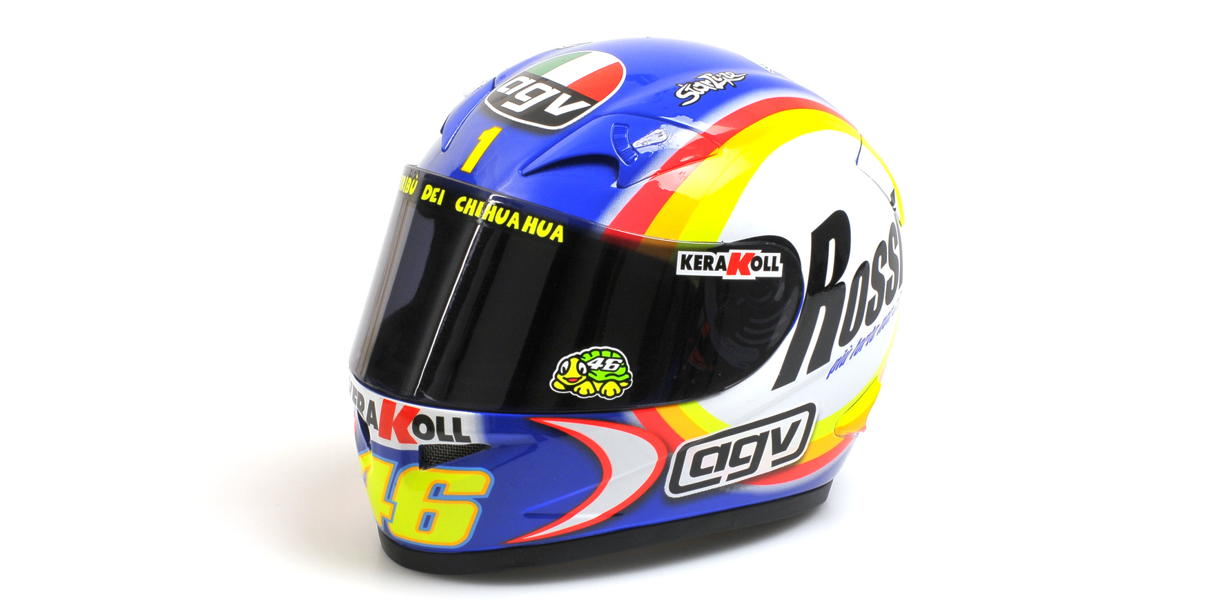 AGV HELMET - VALENTINO ROSSI - WORLD CHAMPION - MOTOGP SEPANG 2005