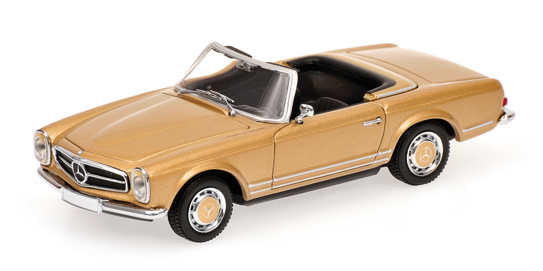 MERCEDES-BENZ 230 SL CABRIOLET (W113) - 1968 - BEIGE METALLIC