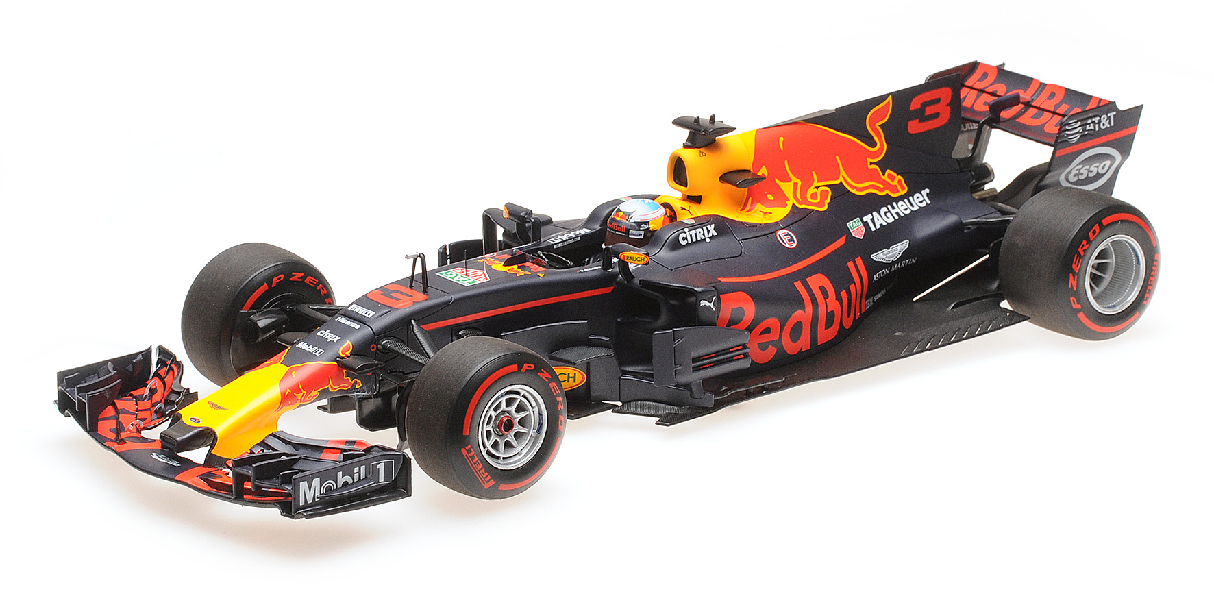 RED BULL RACING TAG-HEUER RB13 - DANIEL RICCIARDO - 3RD PLACE MALAYSIAN GP 2017