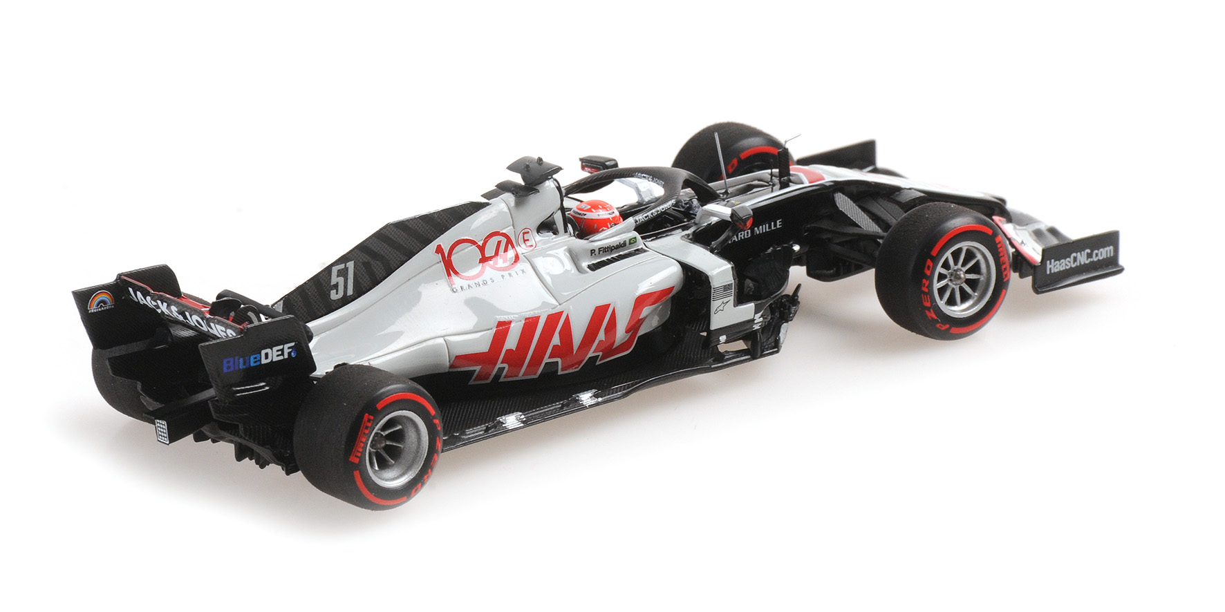 HAAS F1 TEAM VF-20 - PIETRO FITTIPALDI - ABU DHABI GP 2020