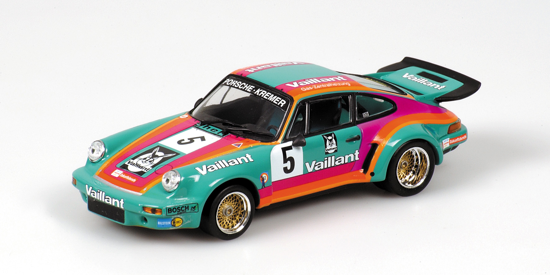 PORSCHE 911 RSR 3.0 'VAILLANT' - BOB WOLLEK - TEAM KREMER - DRM 1975