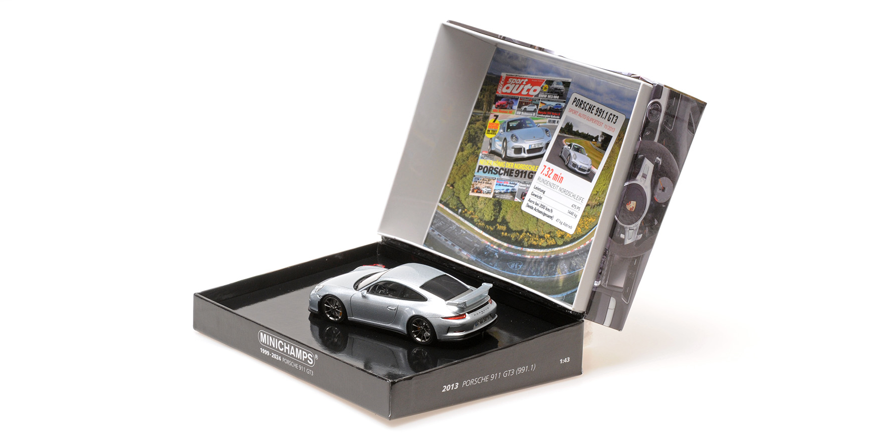 PORSCHE 911 (991) GT3 - 2012 - SILVER - SPORT AUTO