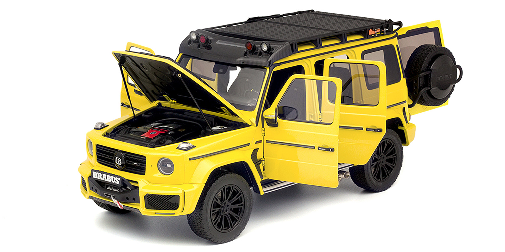BRABUS G-CLASS WITH ADVENTURE PACKAGE MERCEDES-AMG G63 - 2020 - ELECTRIC BEAM YELLOW