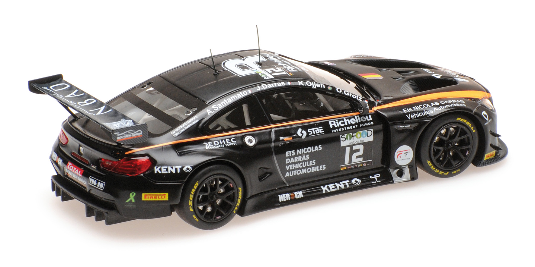 BMW M6 GT3 - TEAM BOUTSEN GINION - GROTZ/OJJEH/DARRAS/SANTAMATO - 24H SPA 2016
