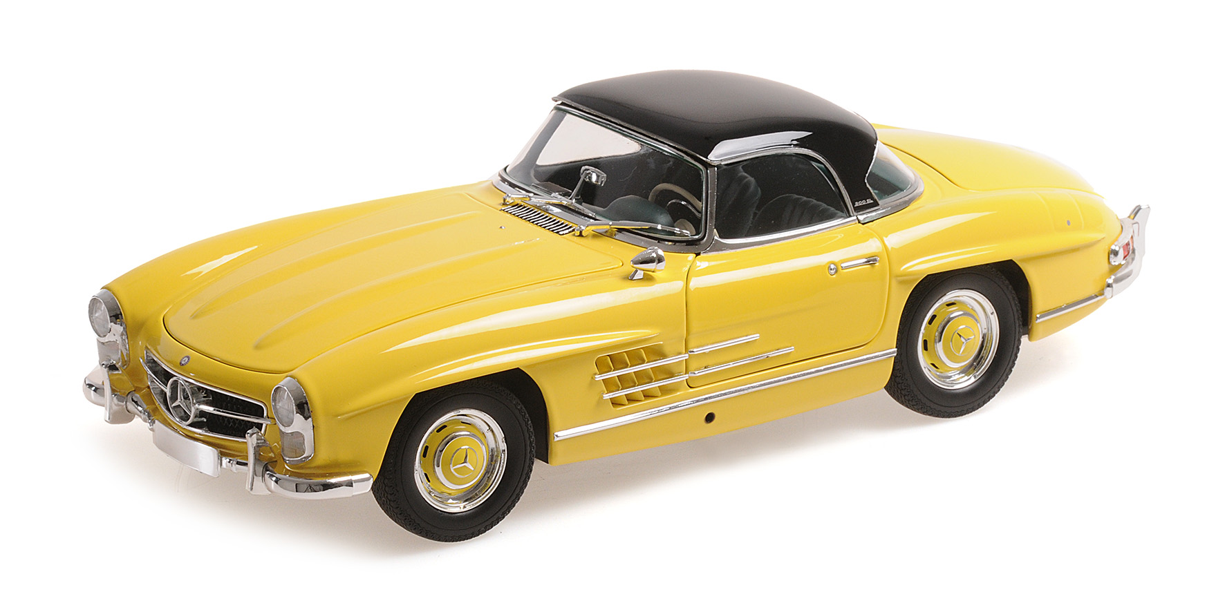 MERCEDES-BENZ 300 SL ROADSTER (W198) - 1958 - YELLOW - W/ HARDTOP