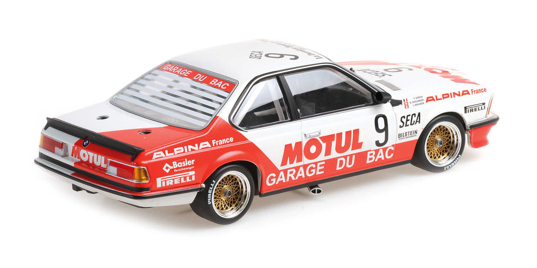 BMW 635 CSI - GARAGE DU BAC / MOTUL - HOLLINGER/GIROIX/KRUCKER - 24H SPA 1984
