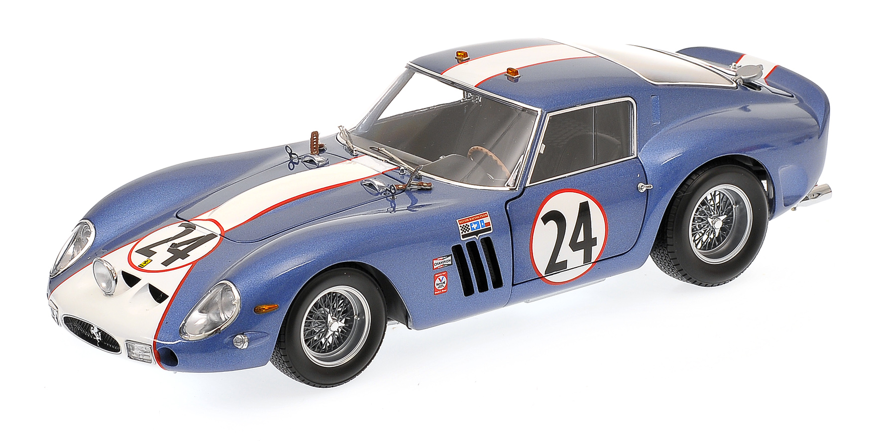 FERRARI F250 GTO #24 - LIGHT BLUE