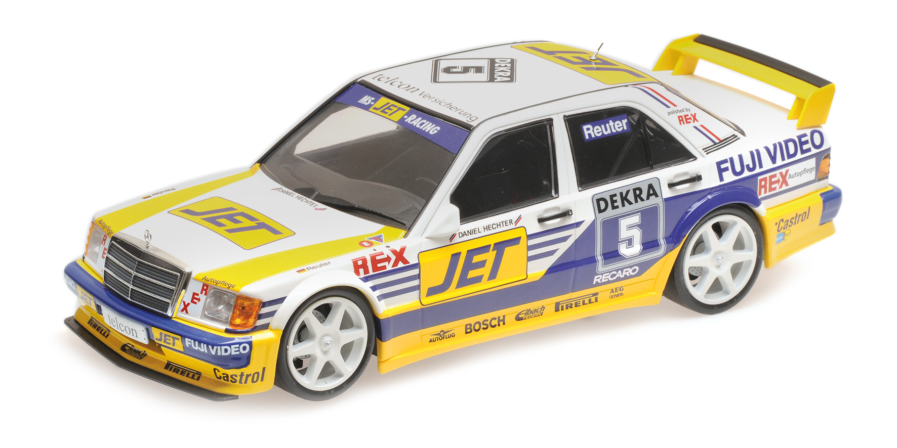 MERCEDES-BENZ 190E 2.5-16 EVO 1 - TEAM MS-JET - MANUEL REUTER - DTM 1989