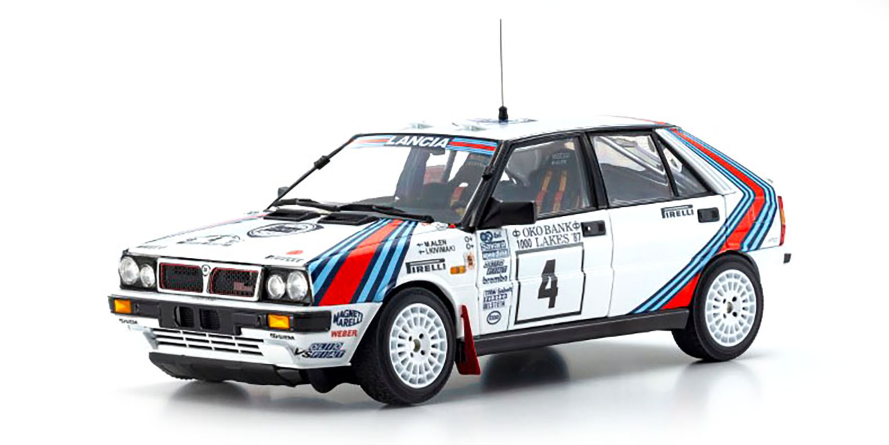 LANCIA DELTA HF 4WD - LANCIA #4 - 1000 LAKES 1987 (08960B)