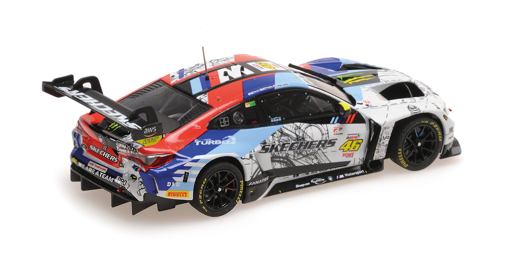BMW M4 GT3 – TEAM WRT - VALENTINO ROSSI - MAXIME MARTIN - RAFFAELE MARCIELLO - 24H SPA 2024