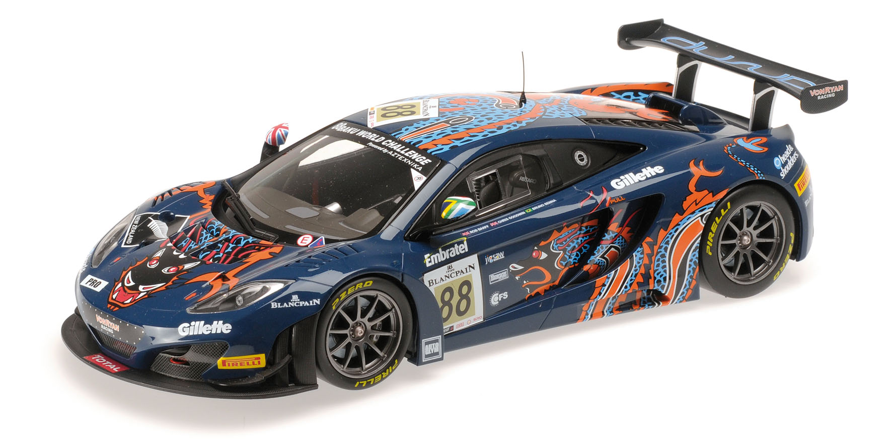 MCLAREN 12C GT3 - VON RYAN RACING - BARFF/GOODWIN/SENNA - 24H SPA 2013
