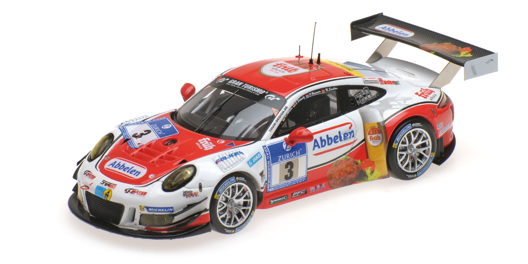 PORSCHE 911 GT3 R (991) - ABBELEN/SCHMITZ/HUISMANN/SIEDLER - 24H NÜRBURGRING 2016