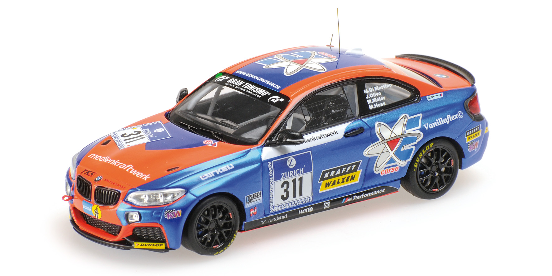 BMW M 235I RACING - TEAM MEDIENKRAFTWERK - DI MARTINO/OLIVO/MAIER/HESS - 24H NÜRBURGRING