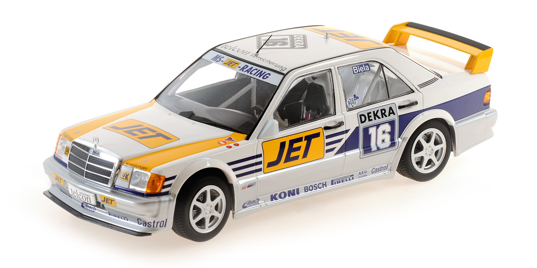 MERCEDES-BENZ 190E 2.5-16 EVO 1 - TEAM MS-JET-RACING - FRANK BIELA - DTM 1990