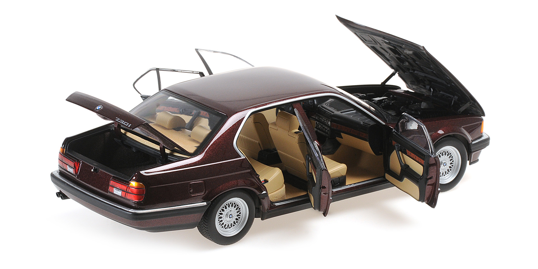 BMW 730I (E32) - 1986 - RED