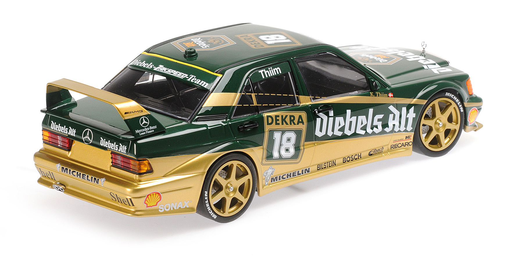 MERCEDES-BENZ 190E 2.5-16 EVO 2 - ZAKSPEED - KURT THIIM - DTM 1992