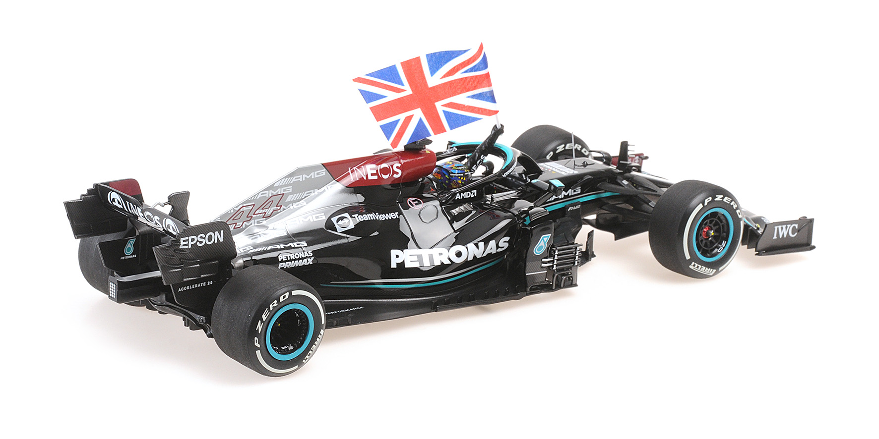 MERCEDES-AMG PETRONAS FORMULA ONE TEAM W12 E PERFORMANCE - HAMILTON - WINNER BRITISH GP 2021