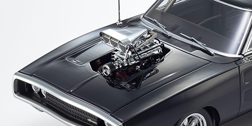 DODGE CHARGER R/T 1970 - FAST & FURIOUS - BLACK (08974FF)