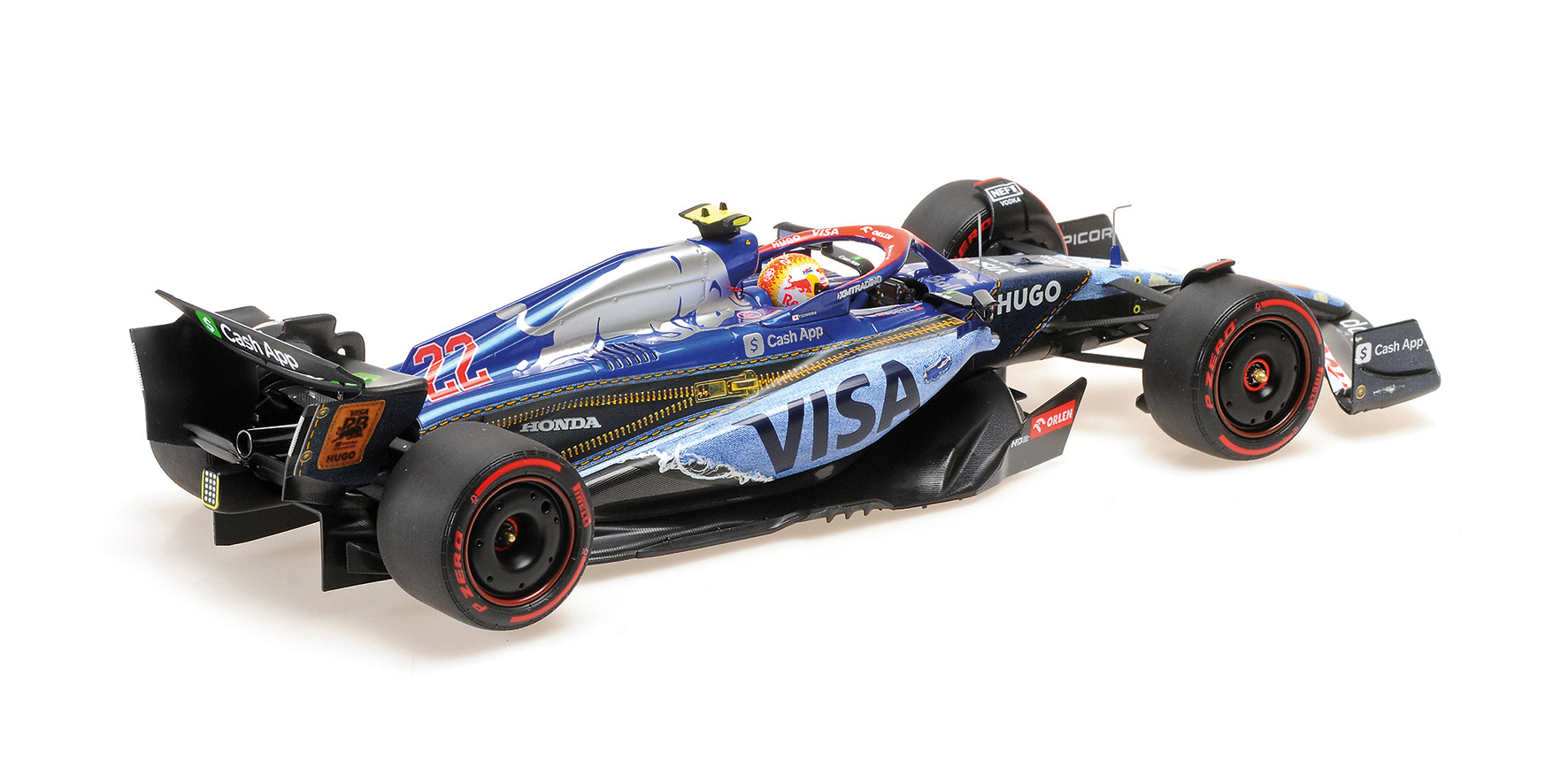 VISA CASH RB FORMULA ONE TEAM VCARB 01 - YUKI TSUNODA - SINGAPORE GP 2024
